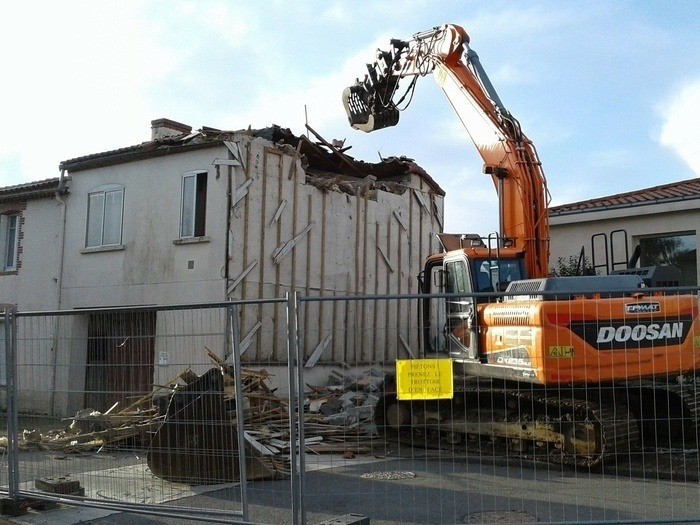 Travaux de déconstruction en Vendée